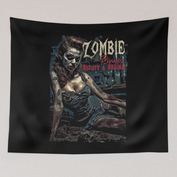 Item preview, Zombie Pinups designed and sold by Ell Cato.