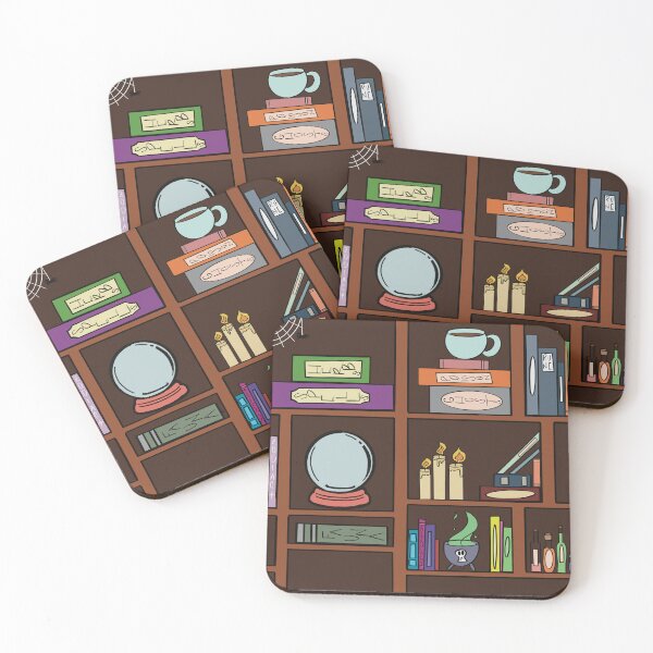 Item preview, Witch's Bookshelf designed and sold by RabbitHeartArt.