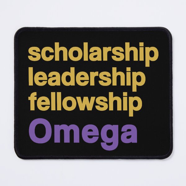 Item preview, Big Omega Que Dawg Royal Purple and Old Gold Scholarship designed and sold by 7-Hills.