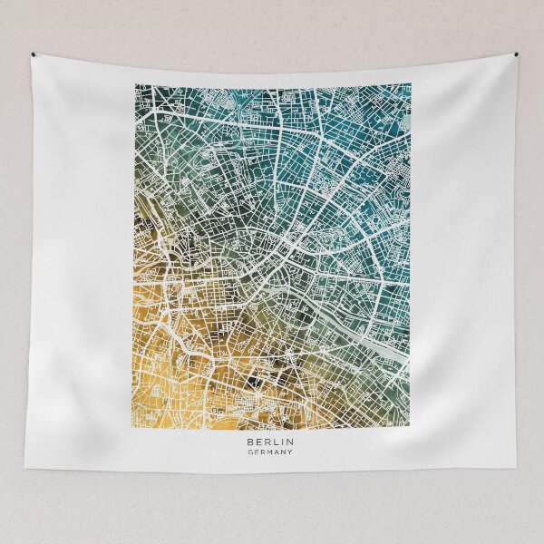 Item preview, Berlin Germany City Map designed and sold by ArtPrints.