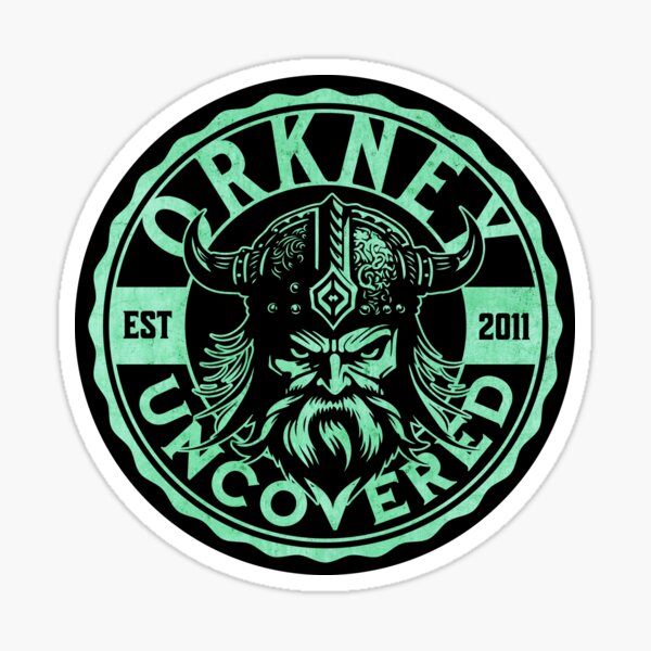 Item preview, Orkney Uncovered Viking - green - Orkney travel tourism history designed and sold by OrkneyUncovered.