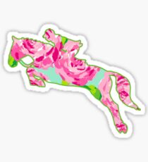 Horse Jumping - Lilly Pulitzer First Impression Sticker