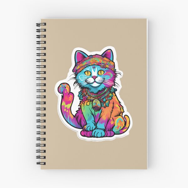 Item preview, gato hippy designed and sold by SketchysDESIGNS.