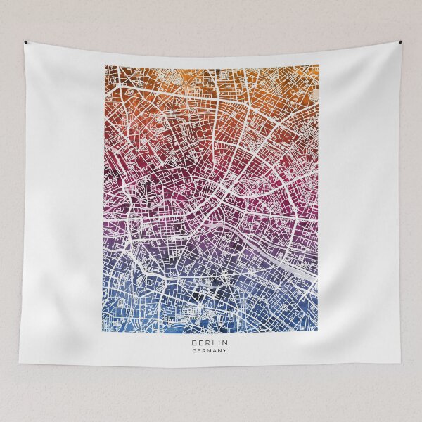 Item preview, Berlin Germany City Map designed and sold by ArtPrints.