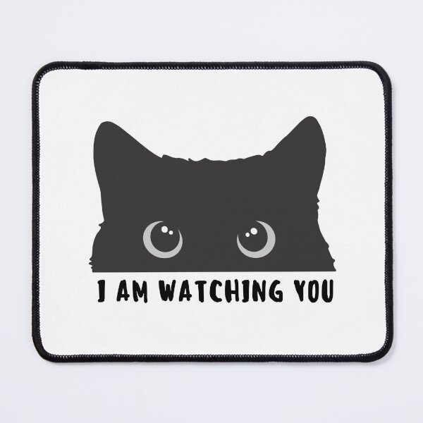 Item preview, I Am Watching You - Black Cat designed and sold by sleepycharis.