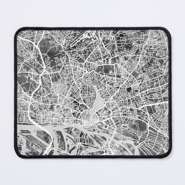Item preview, Hamburg Germany City Map designed and sold by ArtPrints.
