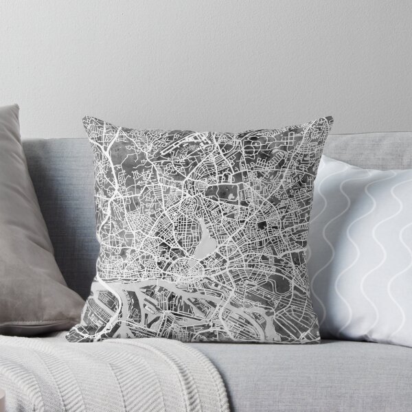 Item preview, Hamburg Germany City Map designed and sold by ArtPrints.