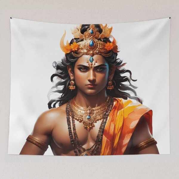 Item preview, Indian God Lord Shree Rama AI Generated Image designed and sold by deepakrode7.