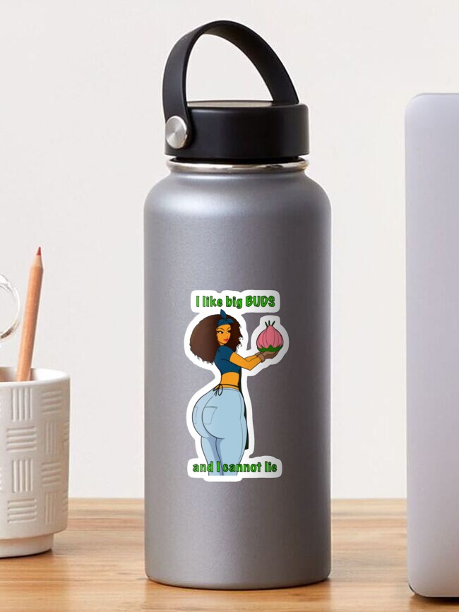 Thumbnail 1 of 3, Sticker, I like big BUDS designed and sold by Reflex76.