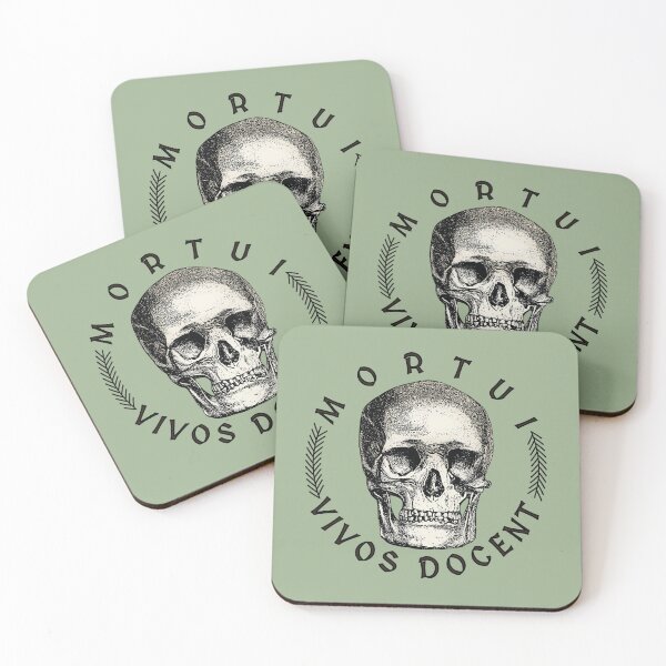 Item preview, Mortui vivos docent - The dead teach the living - with a skull designed and sold by knappidesign.