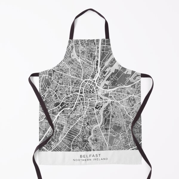 Item preview, Belfast Northern Ireland City Map designed and sold by ArtPrints.