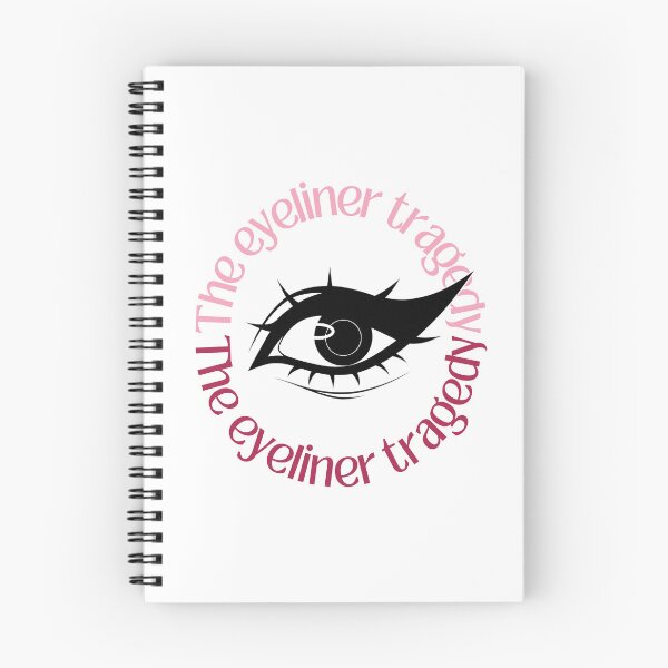 Item preview, The Eyeliner Tragedy | Eyeliner Memes Bold Wing (Pink) designed and sold by ObsidianDaz.