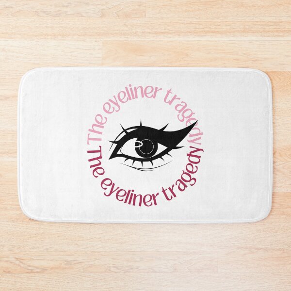 Item preview, The Eyeliner Tragedy | Eyeliner Memes Bold Wing (Pink) designed and sold by ObsidianDaz.