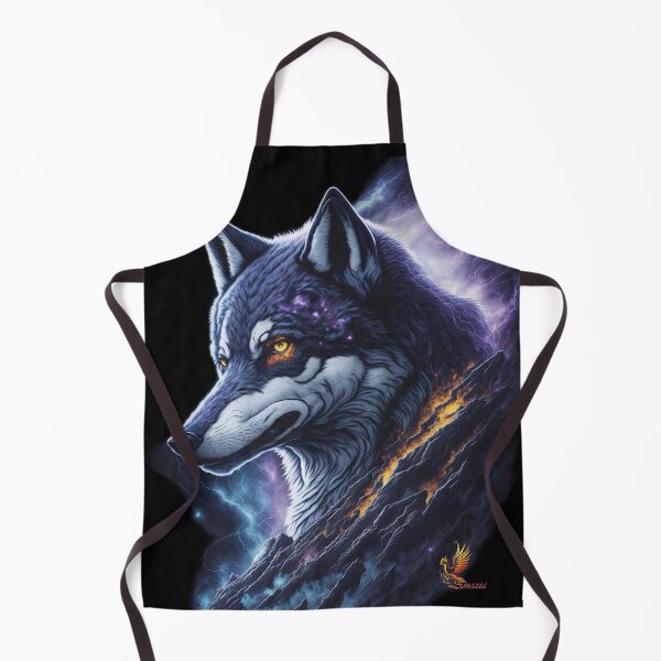 Item preview, Great Lightning Wolf (Black) designed and sold by AmaziaCo.