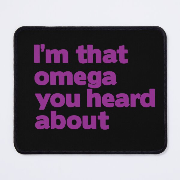 Item preview, Big Omega Que Dawg Royal Purple and Old Gold Warning designed and sold by 7-Hills.
