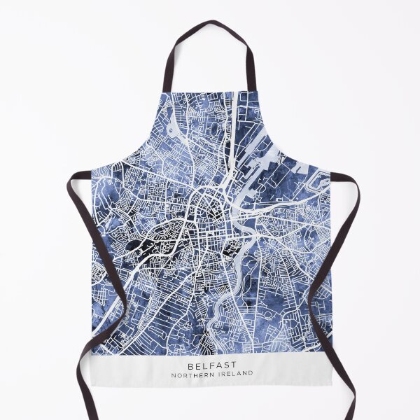Item preview, Belfast Northern Ireland City Map designed and sold by ArtPrints.