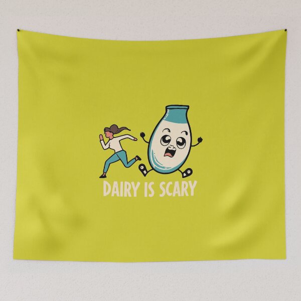 Item preview, dairy is scary designed and sold by Koolzilla.