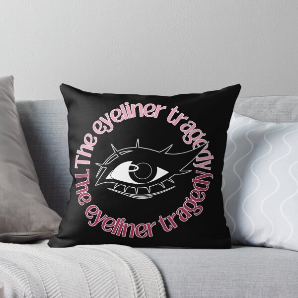 Item preview, The Eyeliner Tragedy | Eyeliner Memes Bold Wing (Pink) designed and sold by ObsidianDaz.
