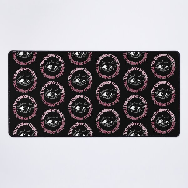 Item preview, The Eyeliner Tragedy | Eyeliner Memes Bold Wing (Pink) designed and sold by ObsidianDaz.