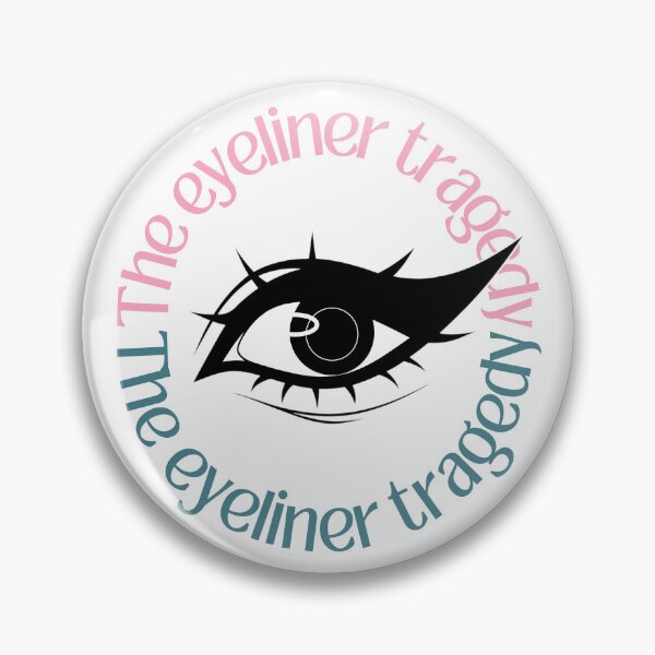 Item preview, The Eyeliner Tragedy | Eyeliner Memes Bold Wing  designed and sold by ObsidianDaz.