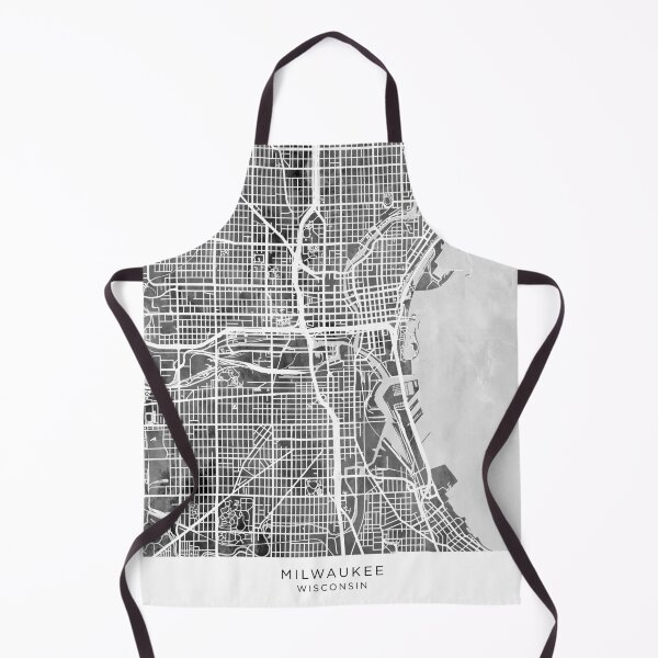 Item preview, Milwaukee Wisconsin City Map designed and sold by ArtPrints.