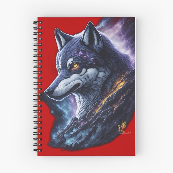 Item preview, Great Lightning Wolf (Red) designed and sold by AmaziaCo.
