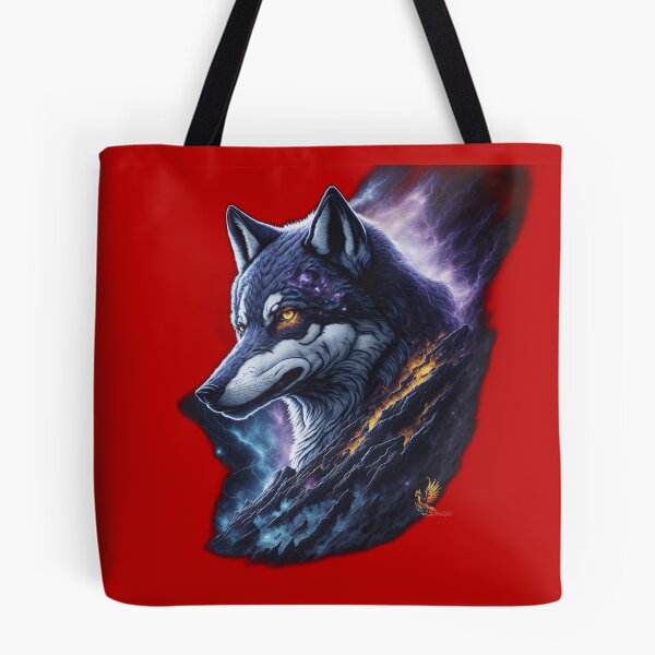 Item preview, Great Lightning Wolf (Red) designed and sold by AmaziaCo.