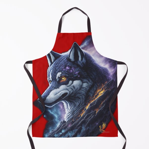 Item preview, Great Lightning Wolf (Red) designed and sold by AmaziaCo.