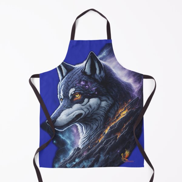 Item preview, Great Lightning Wolf (Blue) designed and sold by AmaziaCo.