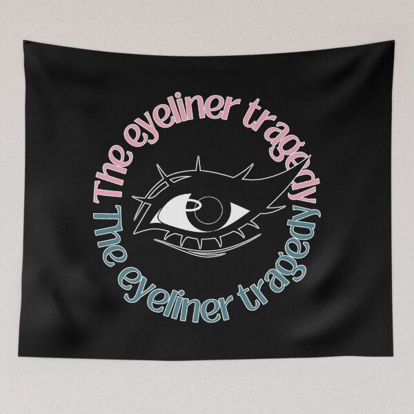 Item preview, The Eyeliner Tragedy | Eyeliner Memes Bold Wing  designed and sold by ObsidianDaz.