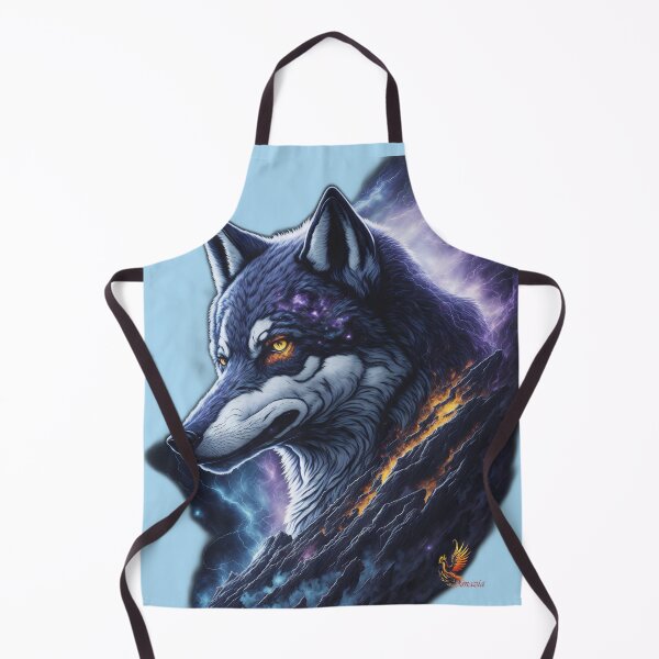 Item preview, Great Lightning Wolf (Light Blue) designed and sold by AmaziaCo.