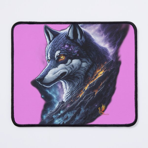 Item preview, Great Lightning Wolf (Pink) designed and sold by AmaziaCo.