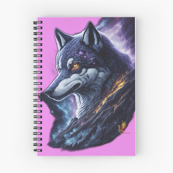 Item preview, Great Lightning Wolf (Pink) designed and sold by AmaziaCo.