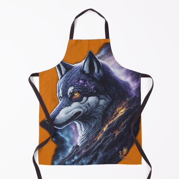 Item preview, Great Lightning Wolf (Orange) designed and sold by AmaziaCo.