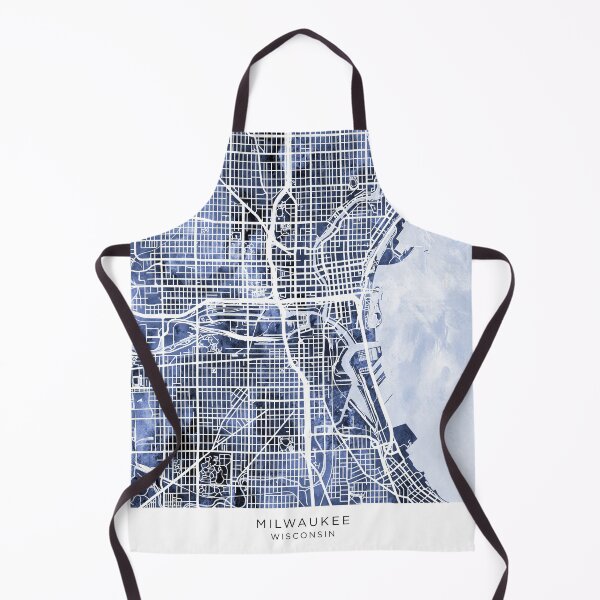 Item preview, Milwaukee Wisconsin City Map designed and sold by ArtPrints.