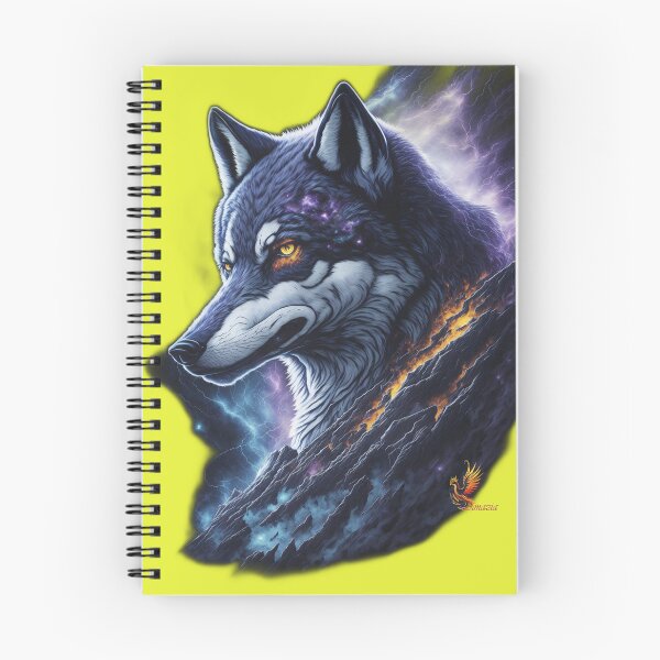 Item preview, Great Lightning Wolf (Yellow) designed and sold by AmaziaCo.