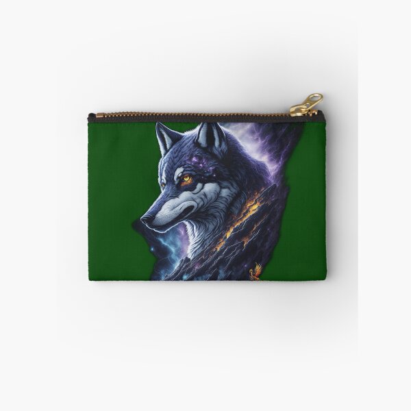 Item preview, Great Lightning Wolf (Dark Green) designed and sold by AmaziaCo.