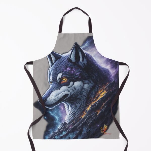 Item preview, Great Lightning Wolf (Grey) designed and sold by AmaziaCo.