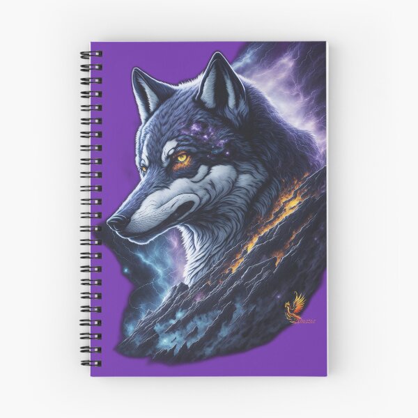 Item preview, Great Lightning Wolf (Purple) designed and sold by AmaziaCo.