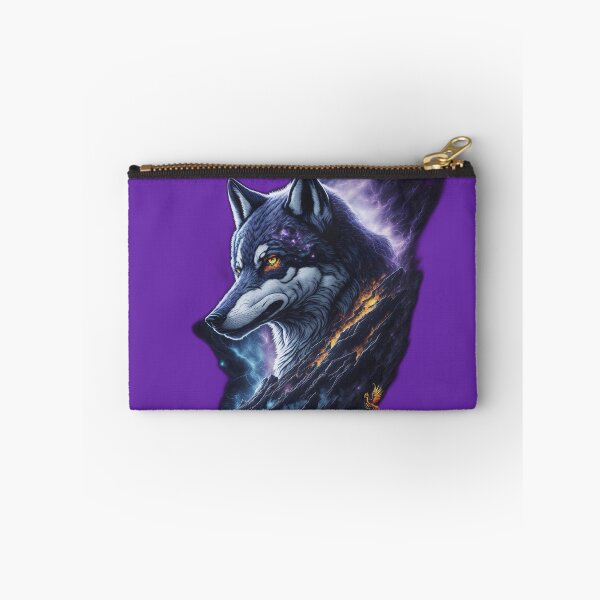 Item preview, Great Lightning Wolf (Purple) designed and sold by AmaziaCo.