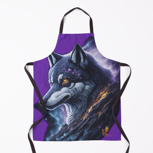 Item preview, Great Lightning Wolf (Purple) designed and sold by AmaziaCo.