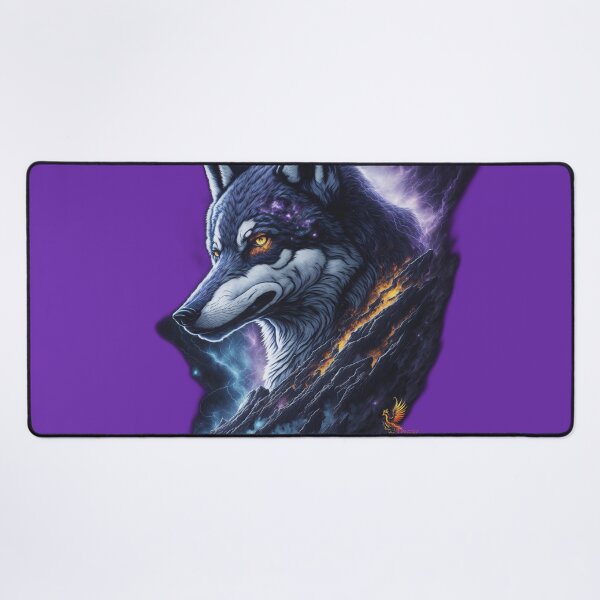 Item preview, Great Lightning Wolf (Purple) designed and sold by AmaziaCo.