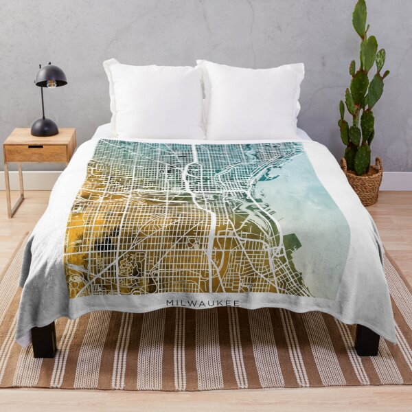Item preview, Milwaukee Wisconsin City Map designed and sold by ArtPrints.