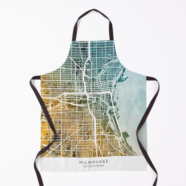 Item preview, Milwaukee Wisconsin City Map designed and sold by ArtPrints.