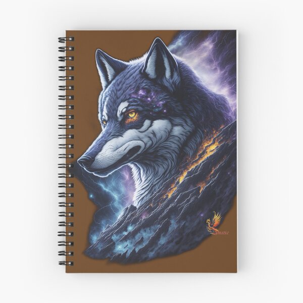 Item preview, Great Lightning Wolf (Brown) designed and sold by AmaziaCo.