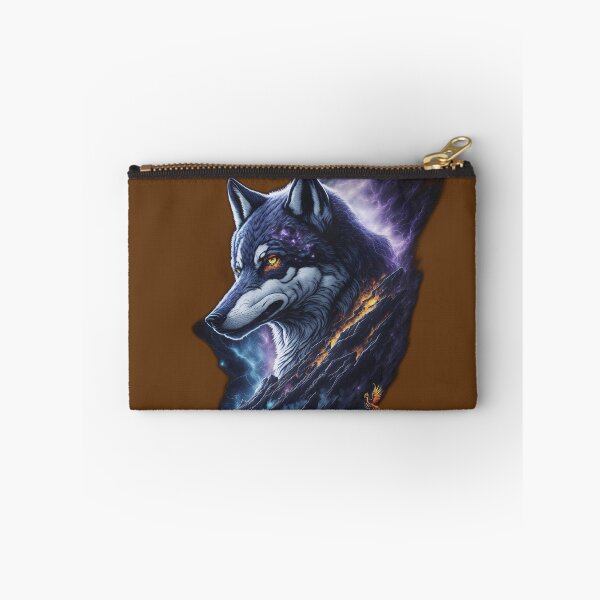 Item preview, Great Lightning Wolf (Brown) designed and sold by AmaziaCo.