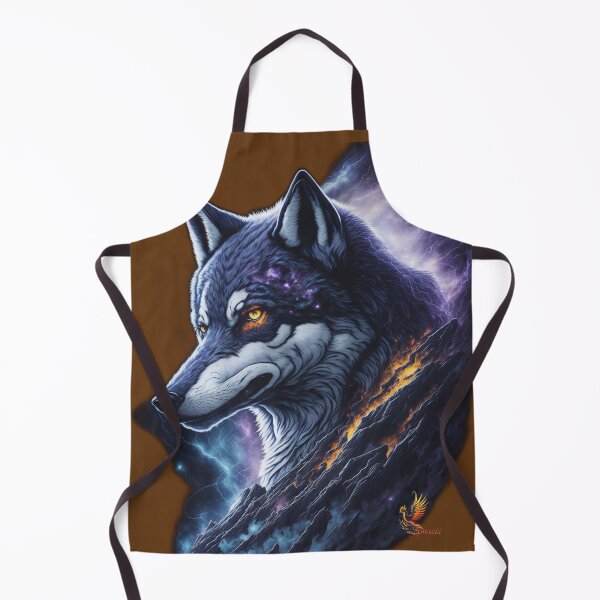 Item preview, Great Lightning Wolf (Brown) designed and sold by AmaziaCo.