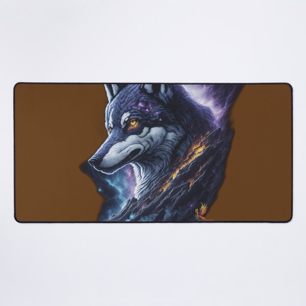 Item preview, Great Lightning Wolf (Brown) designed and sold by AmaziaCo.