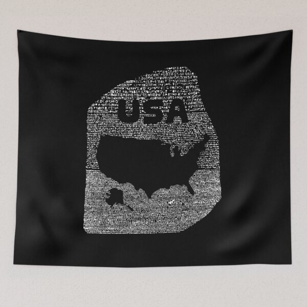 Item preview, Rosetta Stone USA Map Shape designed and sold by emhoteb.