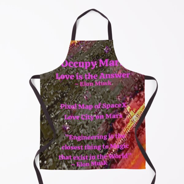 Item preview, Pixel Map of SpaceX Love City on Mars designed and sold by SoulArtSara.